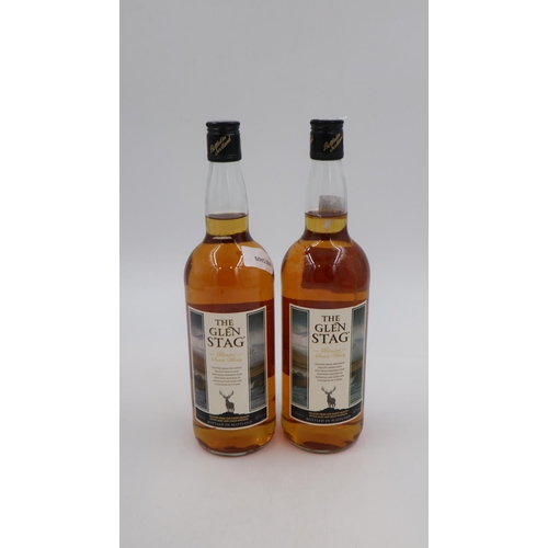 323 - Two 1 litre bottles of Glen Stag blended whisky. UK P&P Group 3 (£30+VAT for the first lot and £8+VA... 