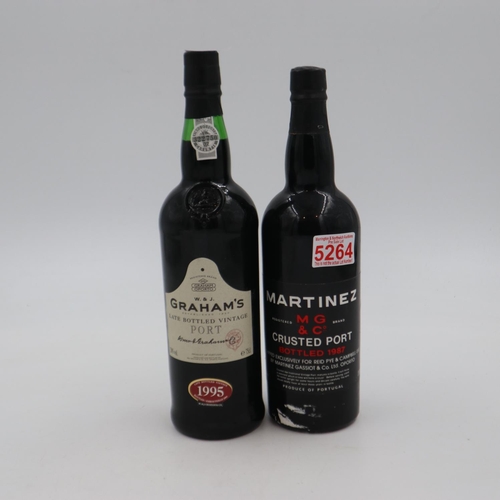 338 - 75cl bottle of 1995 Grahams vintage port. UK P&P Group 3 (£30+VAT for the first lot and £8+VAT for s... 