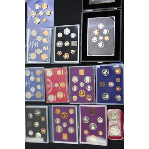 117E - Collection of nine coin proof sets including 1966, 1967, and 1968. UK P&P Group 1 (£16+VAT for the f... 