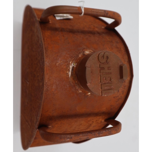 291 - Shell vintage petrol can, H: 34 cm. UK P&P Group 3 (£30+VAT for the first lot and £8+VAT for subsequ... 