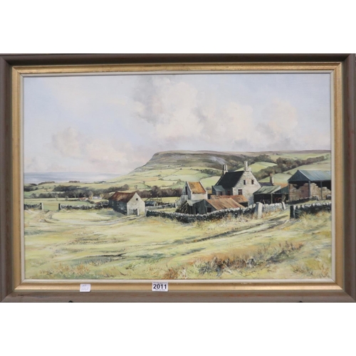 2011 - John Freeman (b. 1942): oil on canvas, Swallow Head Farm, 75 x 50 cm, frame 85 x 60 cm. Not availabl... 