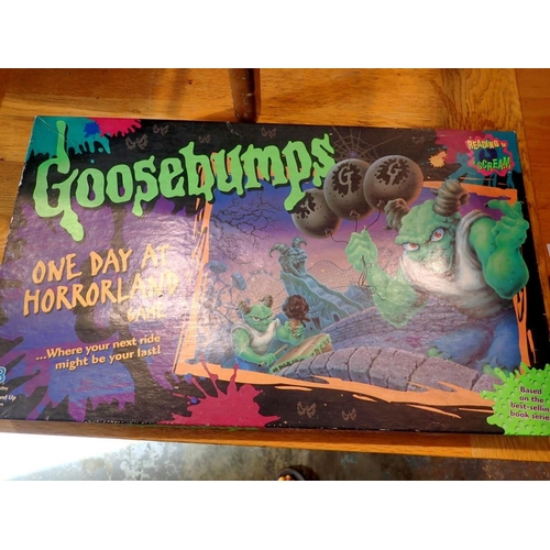 1013 - MB games Goosebumps One Day at Horrorland game. Not available for in-house P&P