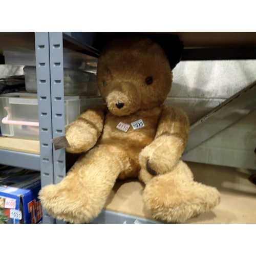 1025 - Large plush teddy bear, H: 50 cm. Not available for in-house P&P