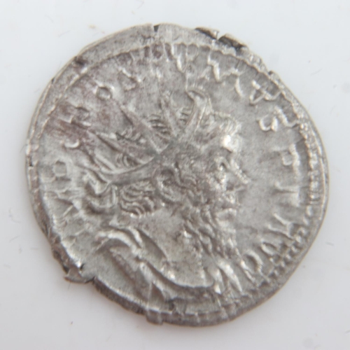 129 - 259AD - Roman silver double Denarius of emperor Postumus. UK P&P Group 1 (£16+VAT for the first lot ... 