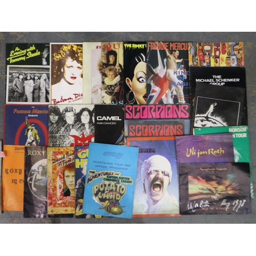 334 - A collection of concert programmes, including Rock & Pop examples. UK P&P Group 2 (£20+VAT for the f... 