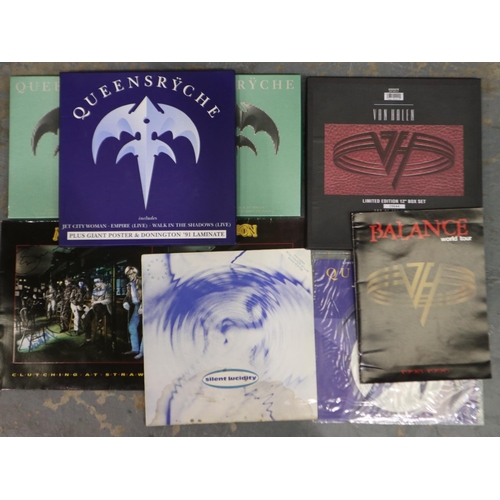 335 - Albums and picture discs of Van Halen, Queensryche and Marillion. UK P&P Group 2 (£20+VAT for the fi... 