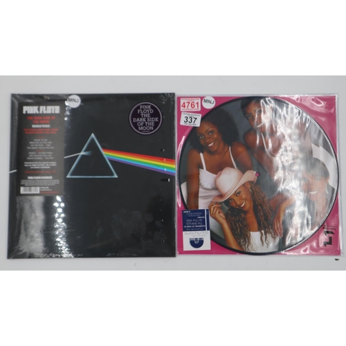 337 - New sealed Pink Floyd Dark Side of the Moon and Destiny Child’s picture disc. UK P&P Group 2 (£20+VA... 