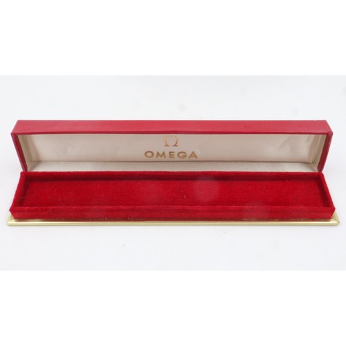 86 - Vintage Omega watch box. UK P&P Group 1 (£16+VAT for the first lot and £2+VAT for subsequent lots)