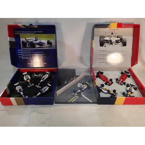 2002 - Three boxed Onyx Formula 1 diecast models, appear in excellent condition. UK P&P Group 1 (£16+VAT fo... 