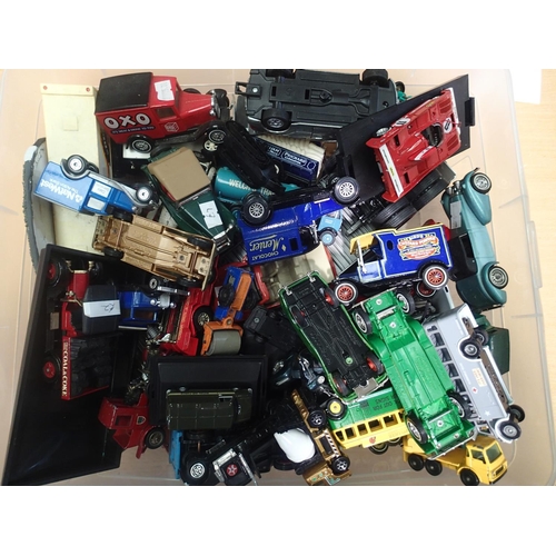 2012 - Large quantity of loose, mixed brand and scale diecast models in playworn condition. UK P&P Group 2 ... 