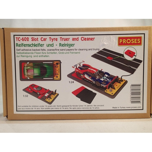 2038 - Proses TC 602 slot car tyre truer and cleaner, suitable for 1/32 scale and 1/24 scale, boxed, as new... 