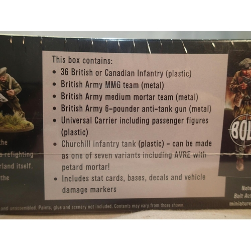 2077 - Bolt Action WWII British and Canadian army starter pack from Warlord games, sealed as new. UK P&P Gr... 