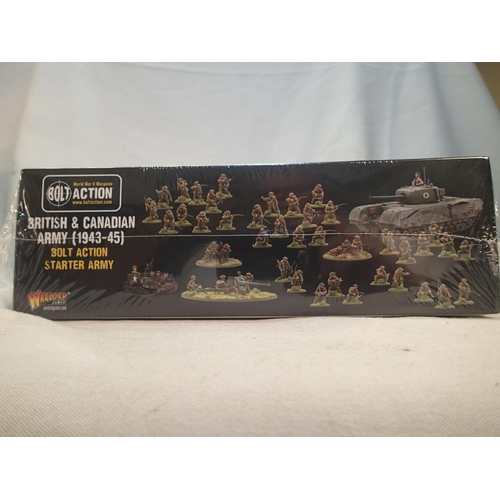 2077 - Bolt Action WWII British and Canadian army starter pack from Warlord games, sealed as new. UK P&P Gr... 