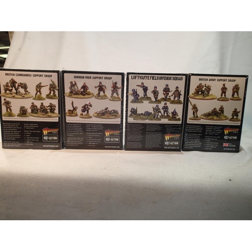 2088 - Four 28mm Wargaming metal figure sets, each with ten figures, all sealed, ex shop stock. UK P&P Grou... 