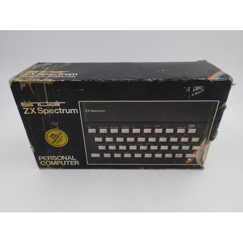 2178 - Boxed Sinclair ZX Spectrum 48K, serial #003-689073, no PSU or paperwork, untested and console is in ... 