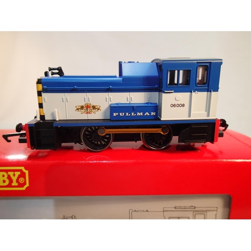 2218 - OO scale Hornby R2783, class 06 diesel, 06008, Pullman livery, Collectors Club edition, near mint, s... 