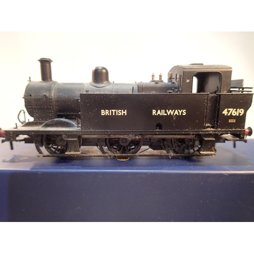 2219 - OO scale Bachmann 32-236, class 3F Jinty, 47619, black, British Railways, requires cleaning, excelle... 