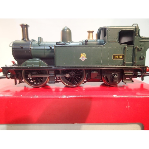 2237 - OO scale Hornby R2381, class 14XX tank, 1419, BR green, early crest, excellent condition, missing fr... 