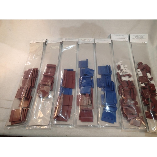 2267 - O gauge, seven Ace Trains seat sets for C12 coaches, sealed in packs. UK P&P Group 1 (£16+VAT for th... 