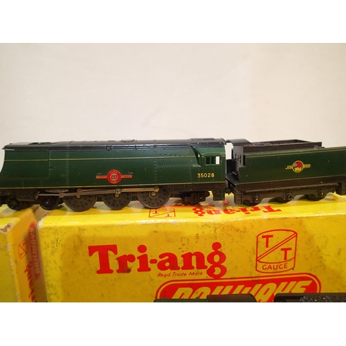 2276 - Triang TT gauge locomotives and rolling stock, Clan Line, Windsor Castle, five Jinty, 0.6.0 diesel, ... 