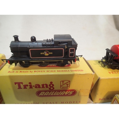 2276 - Triang TT gauge locomotives and rolling stock, Clan Line, Windsor Castle, five Jinty, 0.6.0 diesel, ... 