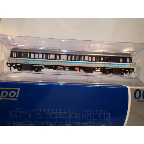 2315 - OO scale Dapol class 122 bubble car, 55012, Regional Railways Blue livery, near mint, boxed. UK P&P ... 