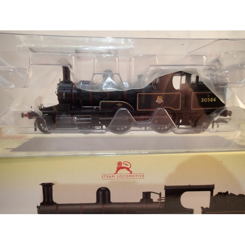 2316 - OO scale Hornby R3333 Adams Radial, 30584, black, early crest, near mint, storage wear to box. UK P&... 