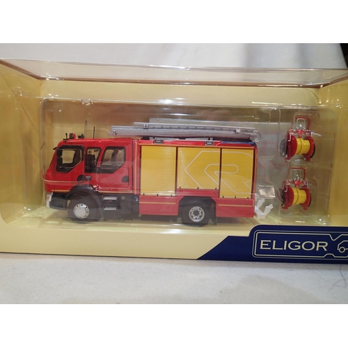 2349 - Eligor 1/43 scale Renault D15, fire engine, as new and boxed. UK P&P Group 1 (£16+VAT for the first ... 