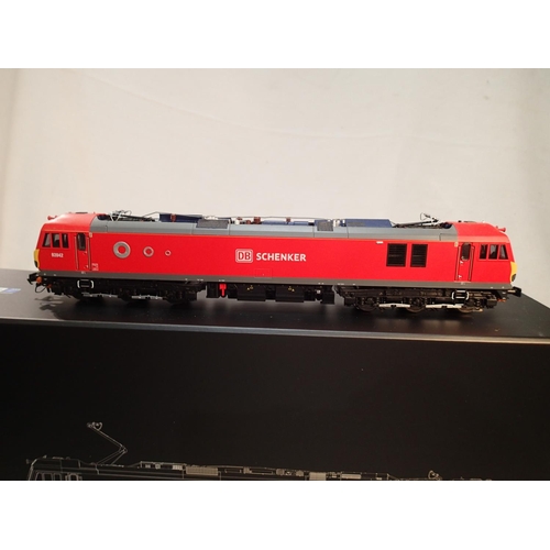 2368 - OO scale Accurascale class 92, electric, 92042, DB Schenker red livery, excellent to near mint condi... 