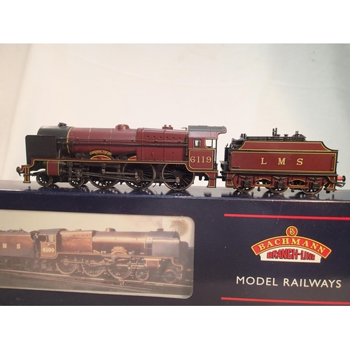 2386 - OO scale Bachmann 31-283 Royal Scot class, 6119, Lancashire Fusilier, LMS crimson, near mint, storag... 