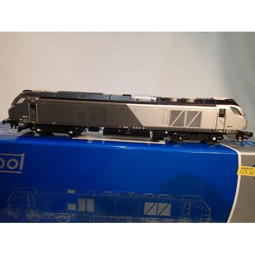 2400 - OO scale Dapol 4D-022-004, class 68 diesel, 68014, Chiltern livery, excellent condition, boxed. UK P... 