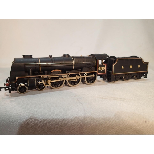 2418 - OO scale Mainline Scots Guardsman, LMS black, 6115, excellent condition, boxed. UK P&P Group 1 (£16+... 