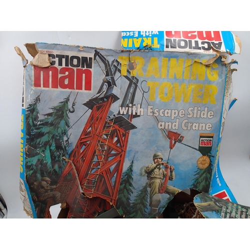 2450 - Boxed action Man Palitoy training tower, with box damage. UK P&P Group 2 (£20+VAT for the first lot ... 