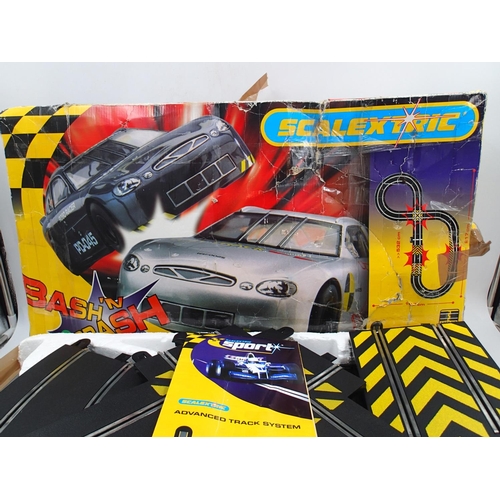 2451 - Boxed Bash N Crash 1, Scalextric set. UK P&P Group 3 (£30+VAT for the first lot and £8+VAT for subse... 