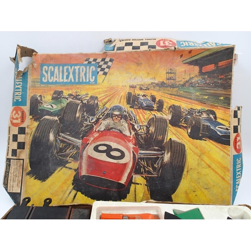 2452 - Scalextric Sports 31 set, complete, some box damage. UK P&P Group 3 (£30+VAT for the first lot and £... 