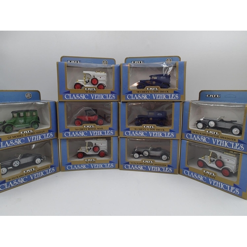 2461 - Ten boxed Ertl classic vehicles in excellent condition with some storage wear to boxes. UK P&P Group... 