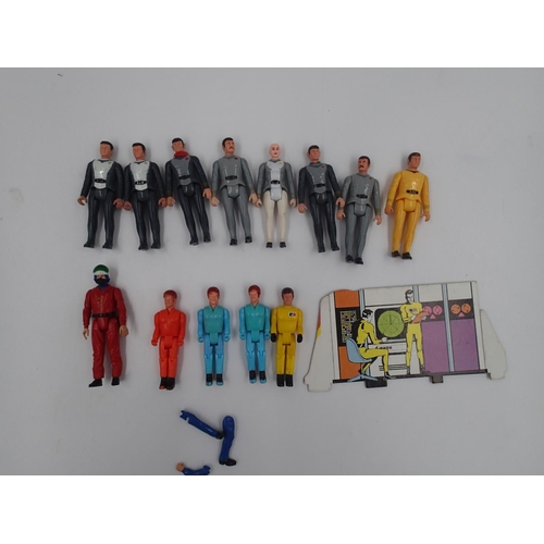 2486 - Thirteen loose figures in slightly play worn condition to include Mobile Action Command, Action Forc... 