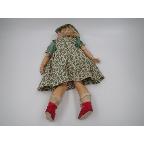 2502 - German porcelain jointed doll, #390 A 4 1/2 inscribed on neck. UK P&P Group 2 (£20+VAT for the first... 