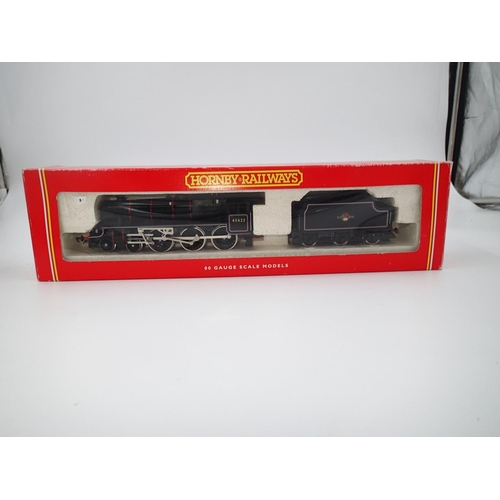 2180 - Hornby R292, class 5, lined black, 45422, late crest, near mint condition, box with wear. UK P&P Gro... 