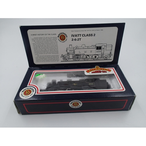 2188 - Bachmann 31-452, Ivatt 2.6.2 tank, 41313, black, late crest, excellent condition, box with wear, no ... 