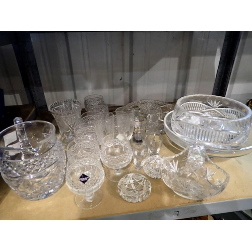 1212 - Edinburgh Crystal and other glass. Not available for in-house P&P