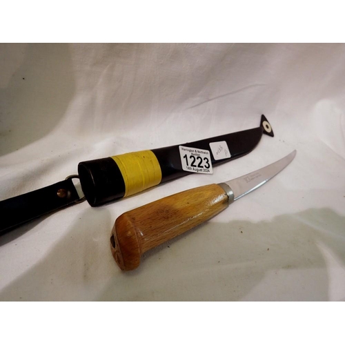 1223 - ***WITHDRAWN***Ki Mora Swedish fishing knife. Not available for in-house P&P