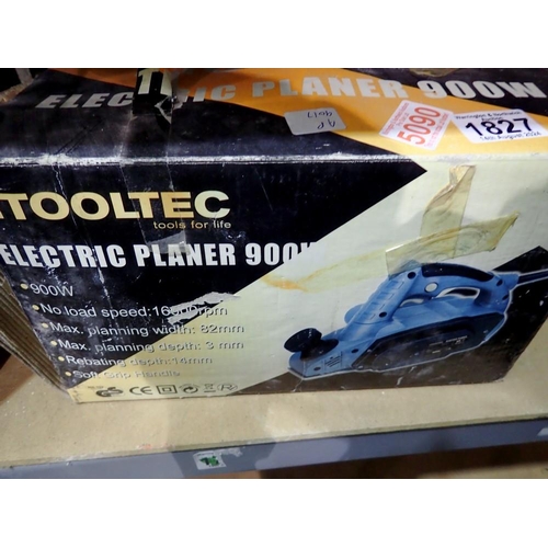 1827 - Tooltec electric planer 900w. Not available for in-house P&P