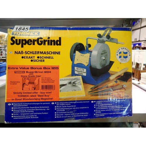 1845 - Tormek super grind 1200 wet grinding and sharping system bare tool only. Not available for in-house ... 