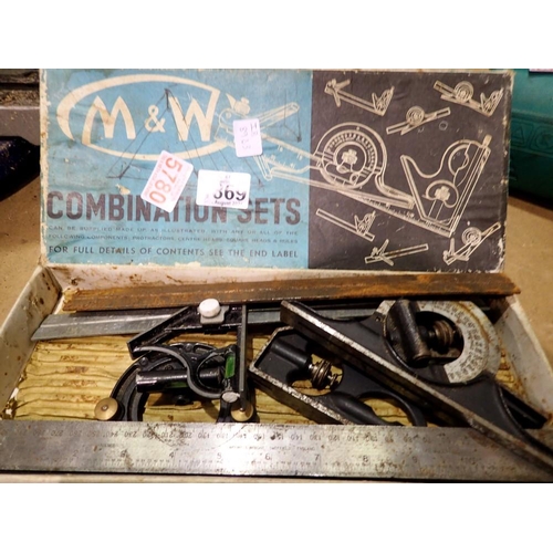 1869 - Boxed M&W combination sets. Not available for in-house P&P