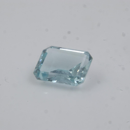 29 - Loose natural 1.36ct aquamarine. UK P&P Group 0 (£6+VAT for the first lot and £1+VAT for subsequent ... 