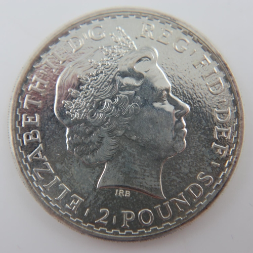 123 - 2015 silver Britannia bullion round. UK P&P Group 0 (£6+VAT for the first lot and £1+VAT for subsequ... 