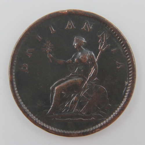 127 - 1806 - copper penny of George III. UK P&P Group 0 (£6+VAT for the first lot and £1+VAT for subsequen... 