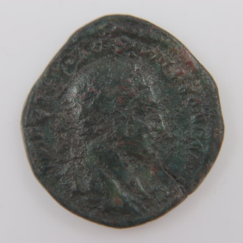 129 - 222AD - Roman Sestertius of emperor Severus Alexander. UK P&P Group 0 (£6+VAT for the first lot and ... 