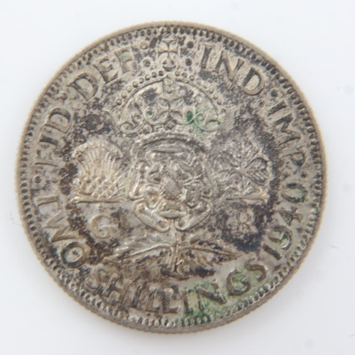 120A - 1940 - silver Florin of George VI - boxed. UK P&P Group 1 (£16+VAT for the first lot and £2+VAT for ... 